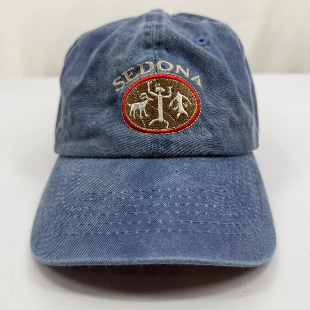 Sedona Arizona Baseball Cap Unisex OSFA Blue Embroidered Dad‎ Hat Adjustable